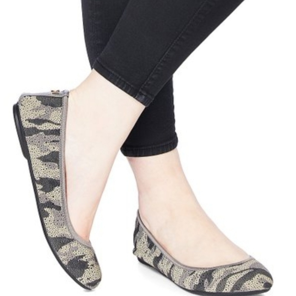 Butterfly Twists Sophia Slate Camo Stingray Flats